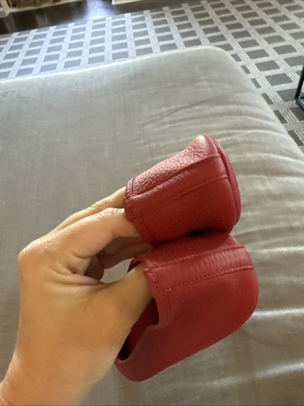 Women’s Shoes LORO PIANA Red Leather Ballerina Shoes 38