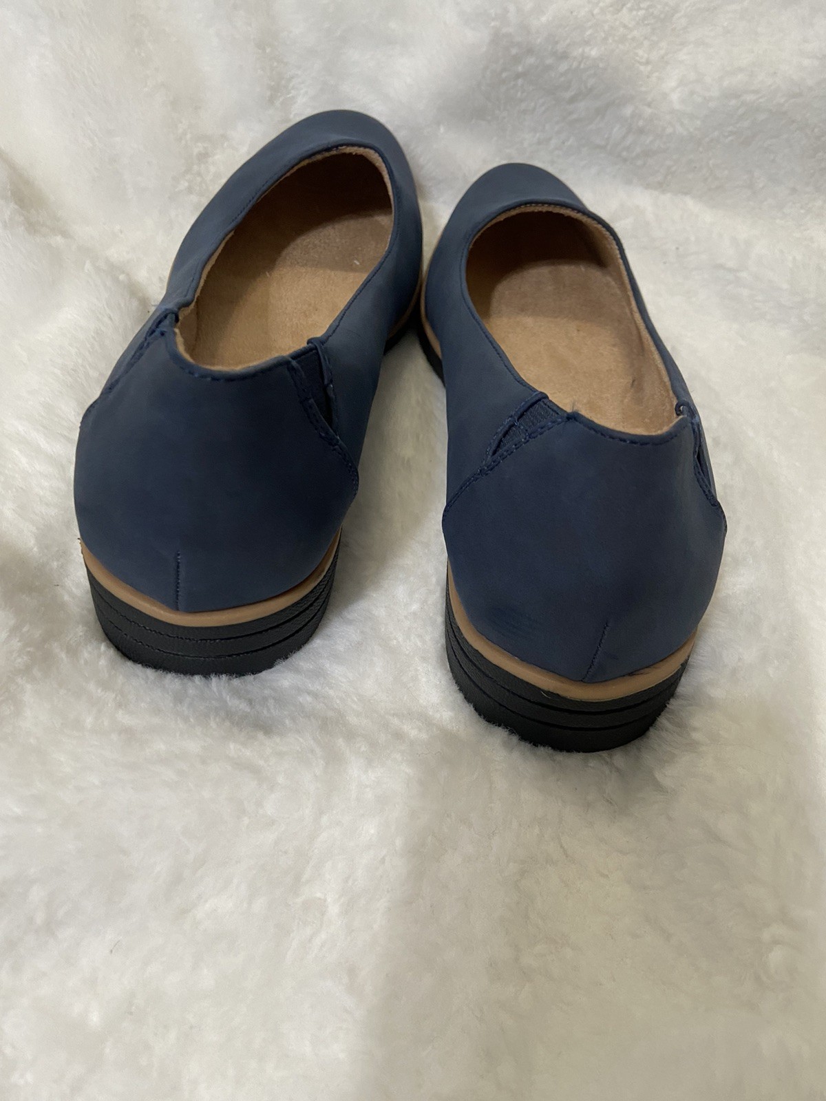 Women’s SOUL Naturalizer, Idea Ballet Flat Navy FABRIC-AND-SYNTHETIC Size 11