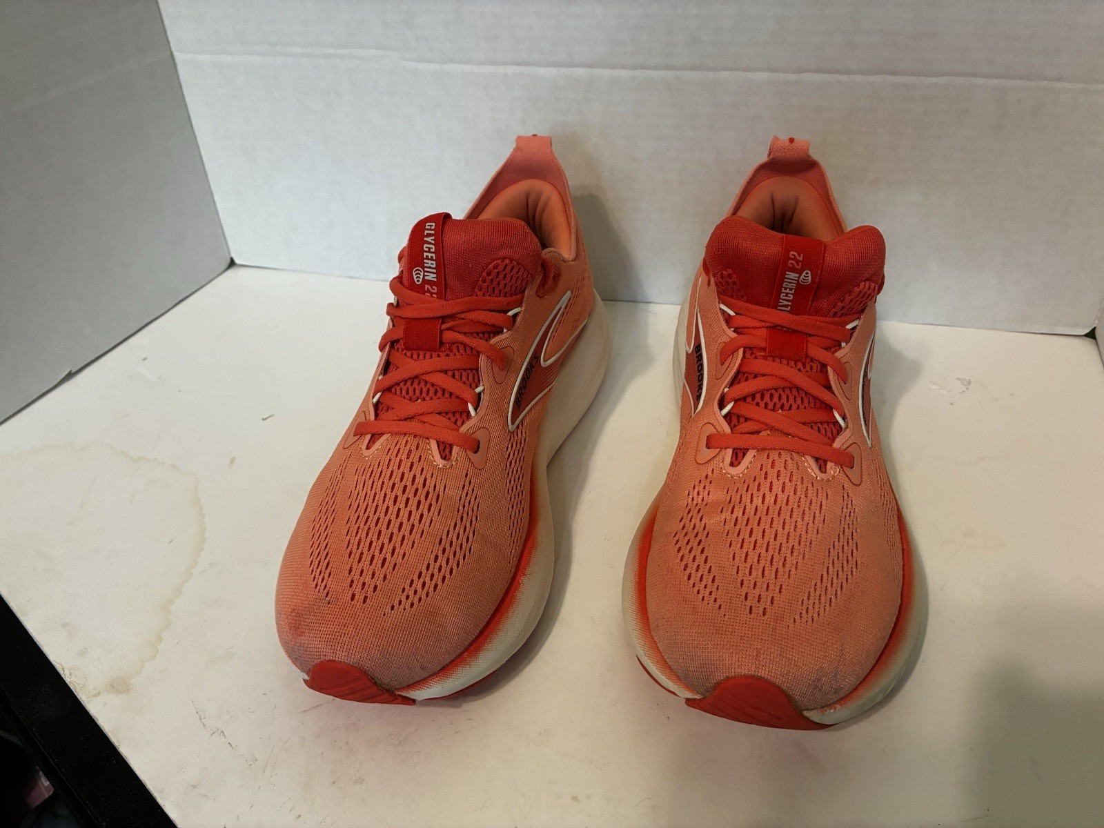 Brooks Women’s Glycerin 22, Desert Flower/Hot Coral/Milk Size 10.5