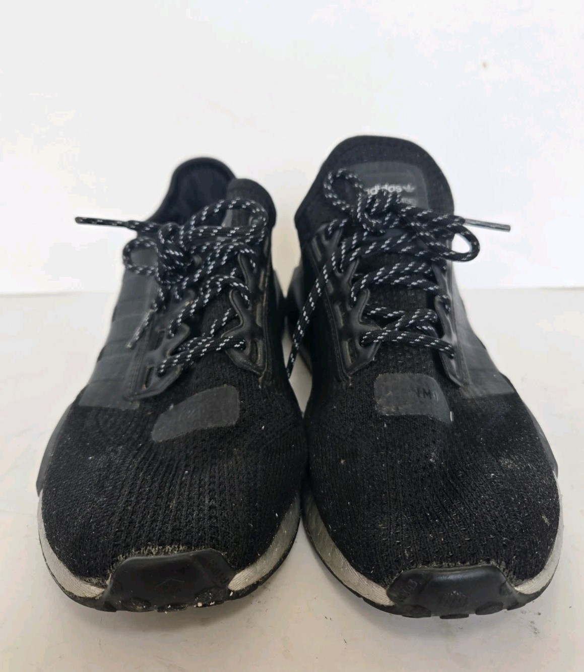 Adidas Shoes Womens Sz 8 NMD R1.V2 Black Silver Running Sneakers Athletic Gym