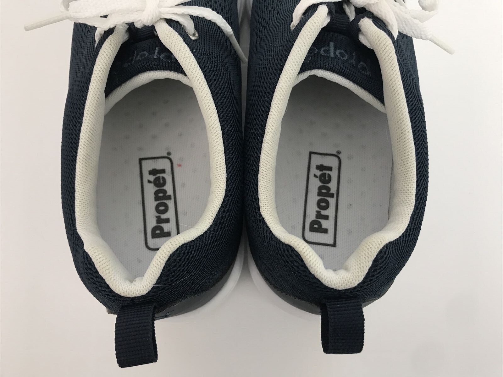 Propet TravelActiv Sneakers W5102 Navy Blue Comfort Walking Casual Shoes Size 8