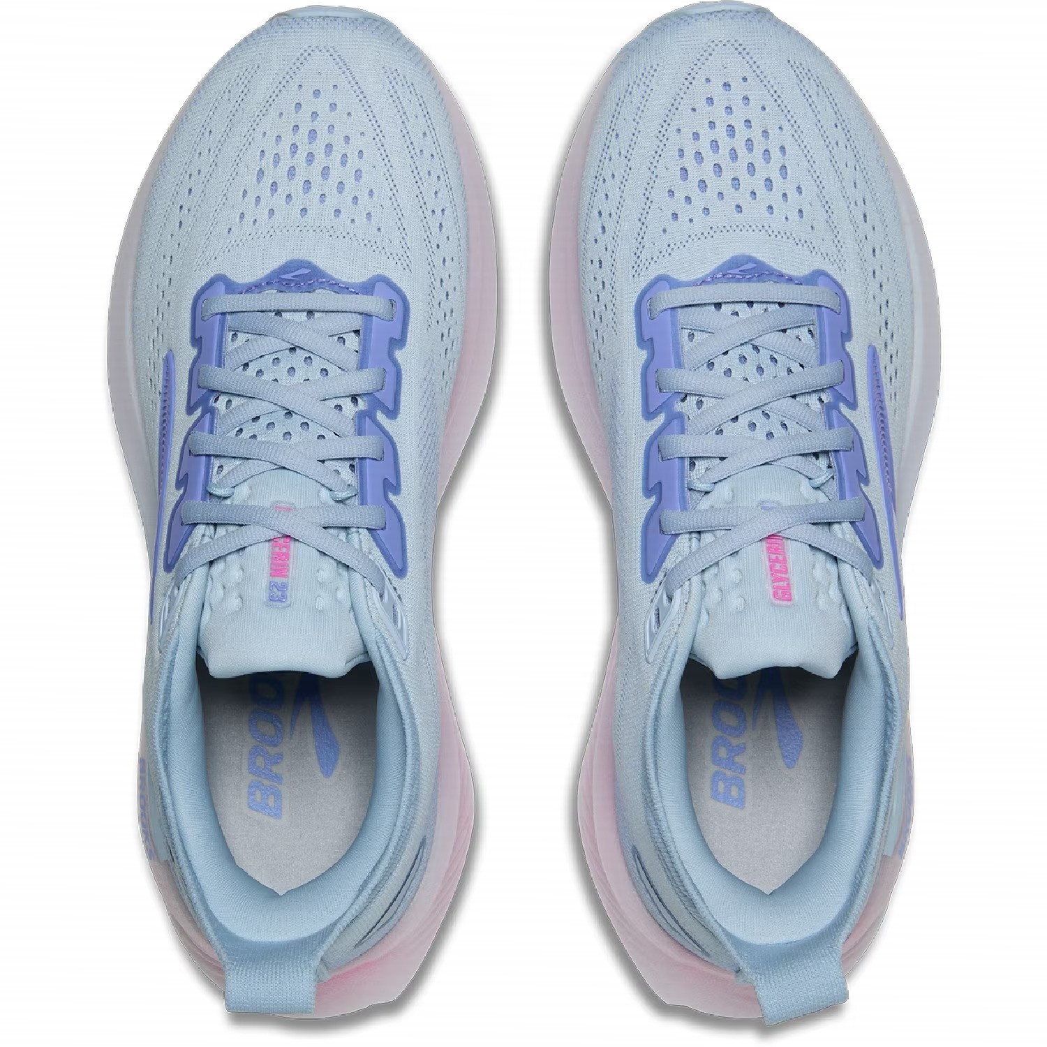 Brooks Women’s Glycerin 23 Running Shoes, Blue/Pink (NEW)
