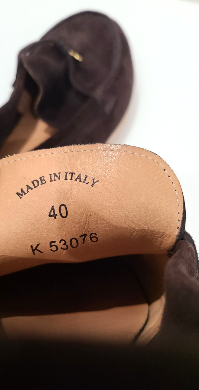 Loro Piana Dark Brown Suede Summer Charms Walk Loafers Size EU 40 US 9.5