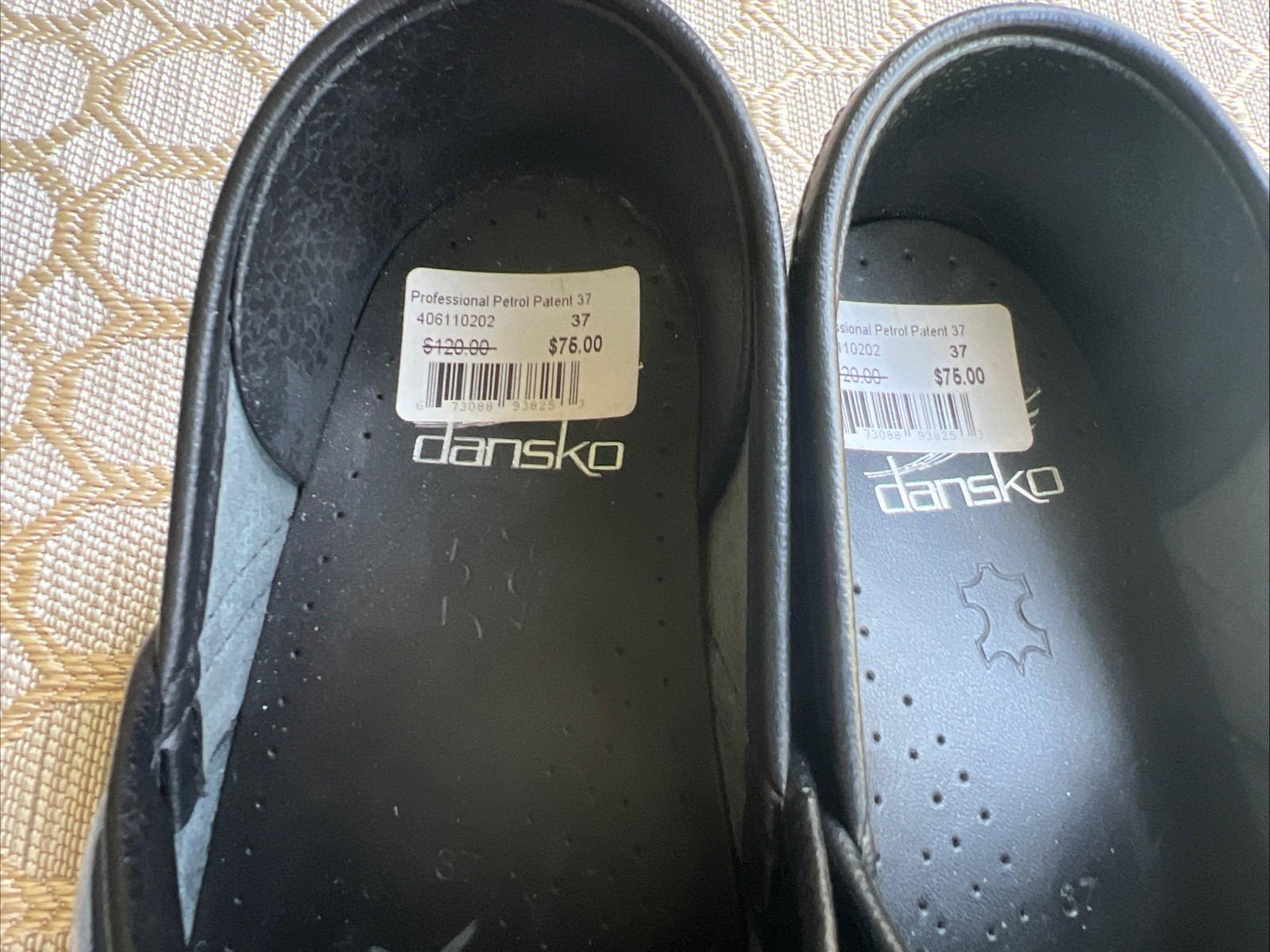 Dansko Professional Black Patent Leather Nurse Clog US 6.5 – 7 EU 37