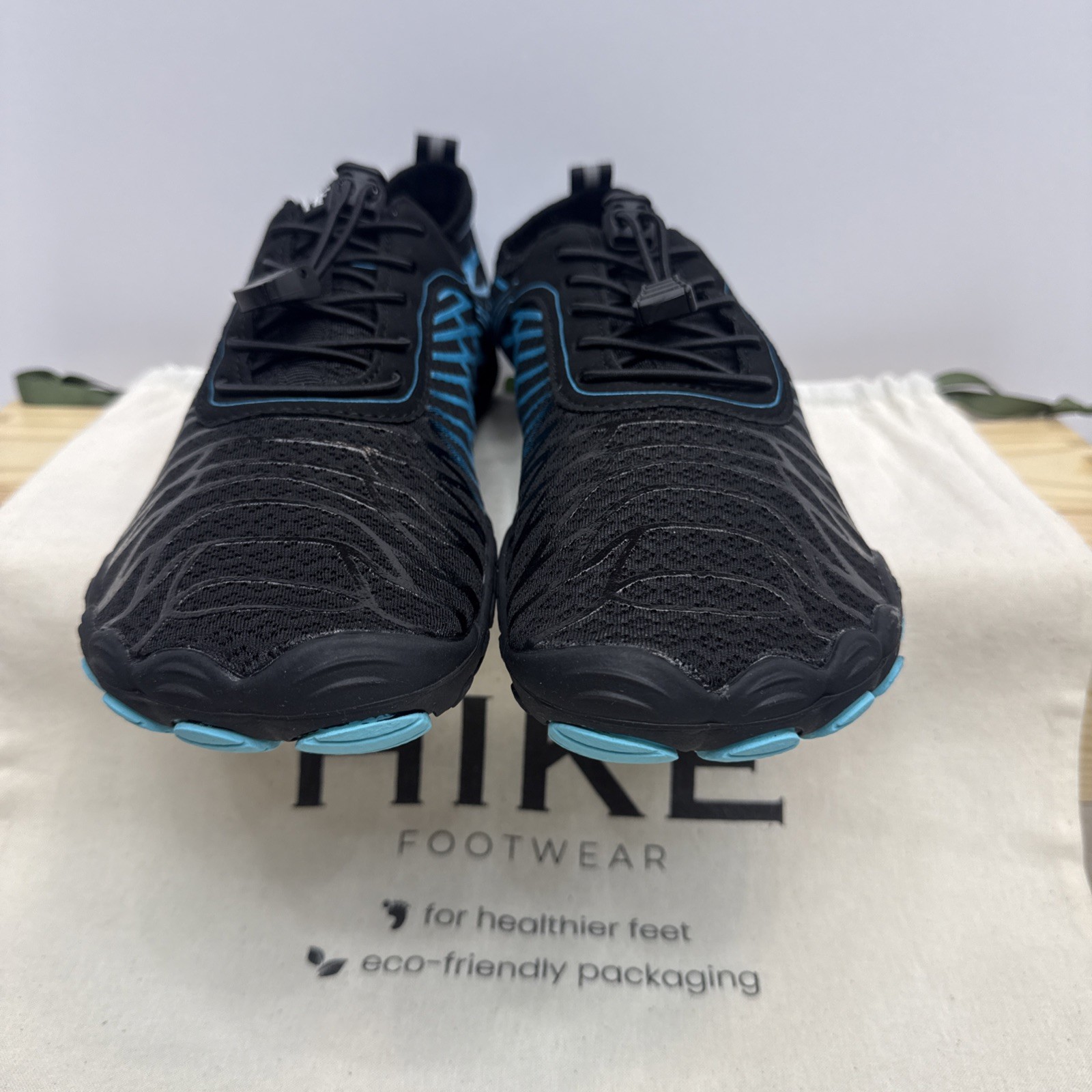 NWT Hike Footwear Shoe Lorax Pro Barefoot Black/Blue EU41 W10-10.5 M8-8.5