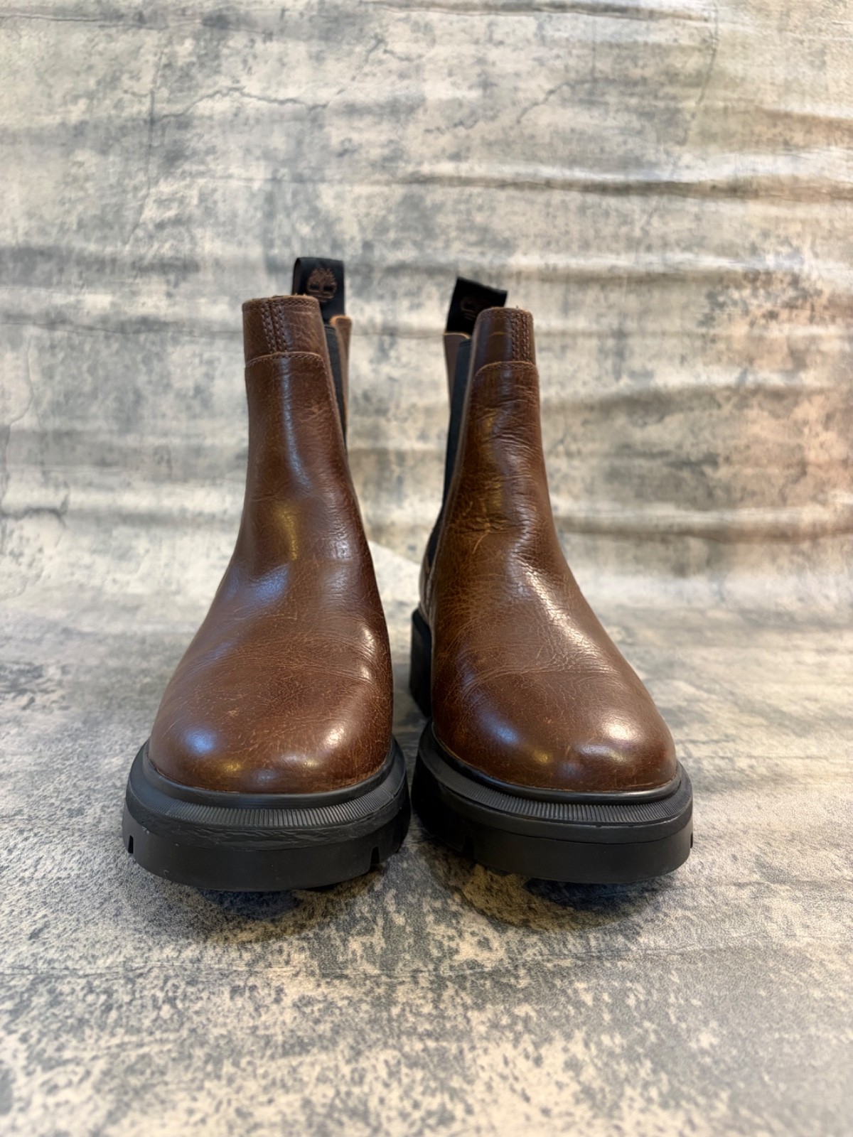 Timberland Cortina Valley Womens Pull On Chelsea Boots in Dark Brown US 9.5