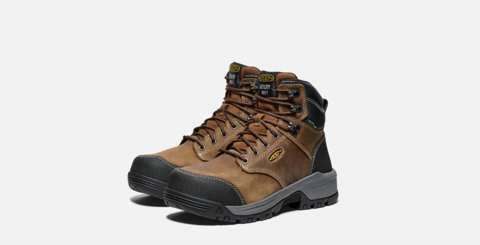 KEEN Evanston 6″ Waterproof Boot INT MET (Carbon Toe) Women’s 11 US