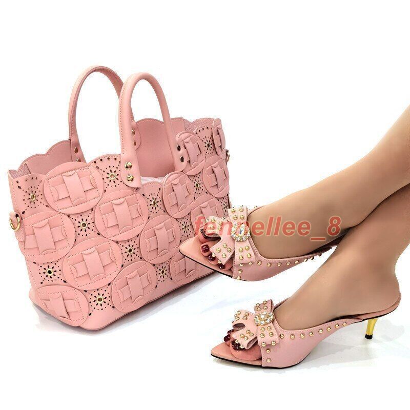 Shoes and Bag Set Sets Green Shoes with Matching Bags Royal Wedding Party