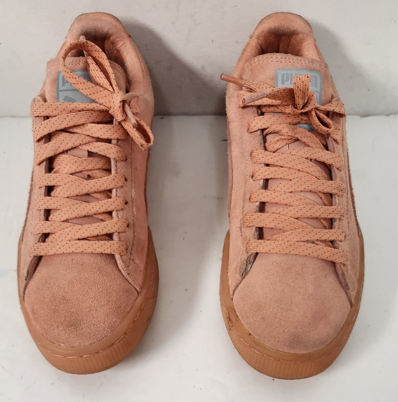Puma 362303-08 Suede Classic Mono Reflced Desert Flower Women’s Shoes, Size 7.5