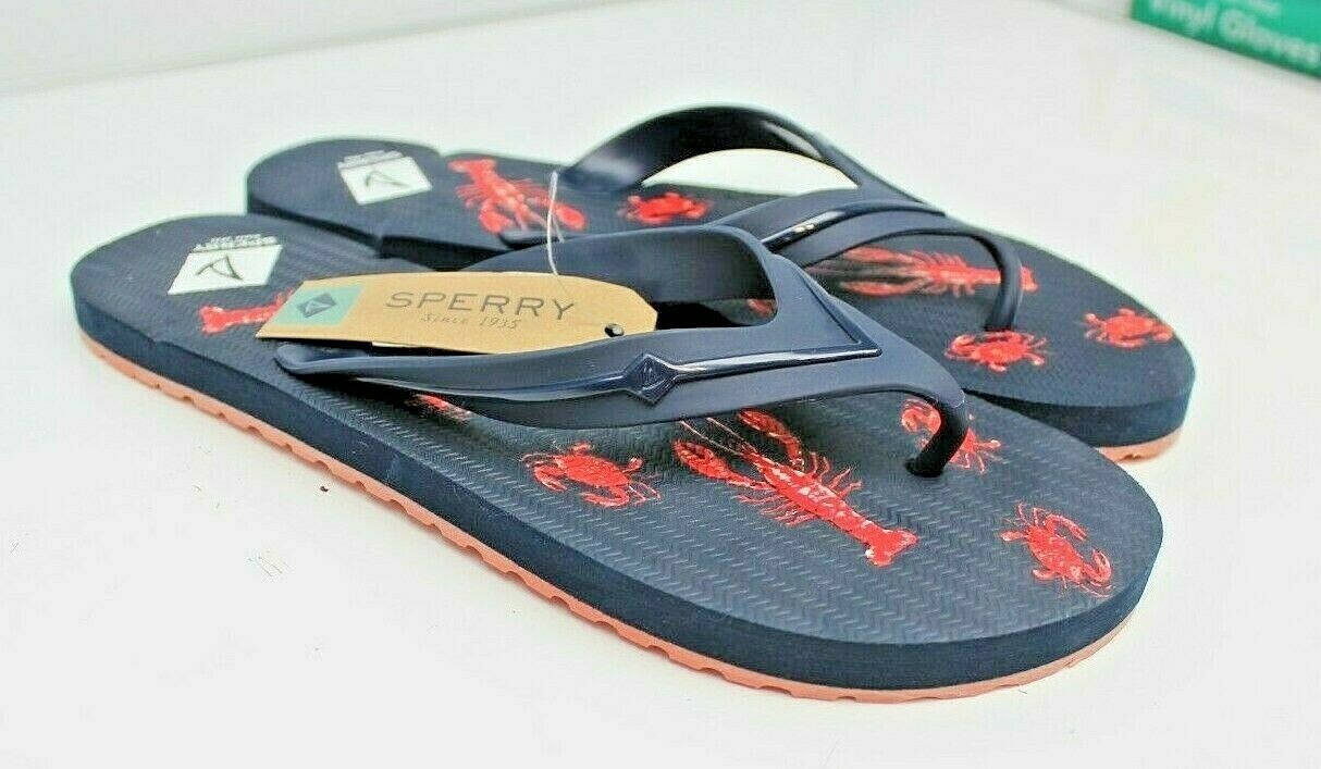 SPERRY ‘Wharf’ Lobster Thong Flip-Flops Women’s Sandals Asst Sizes NEW STS84296