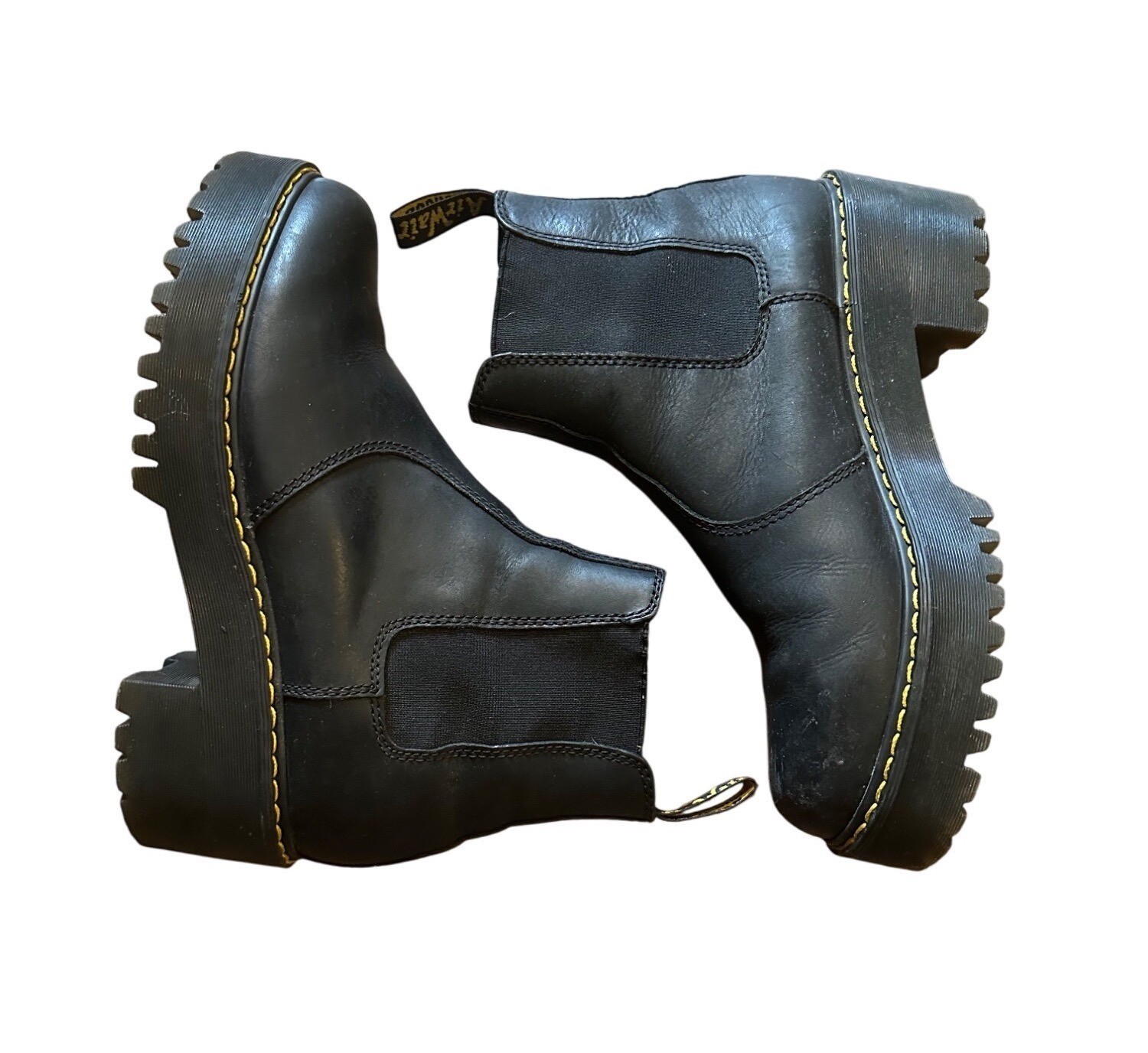 Dr. Marten’s Rometty Black Leather Boots Women 8