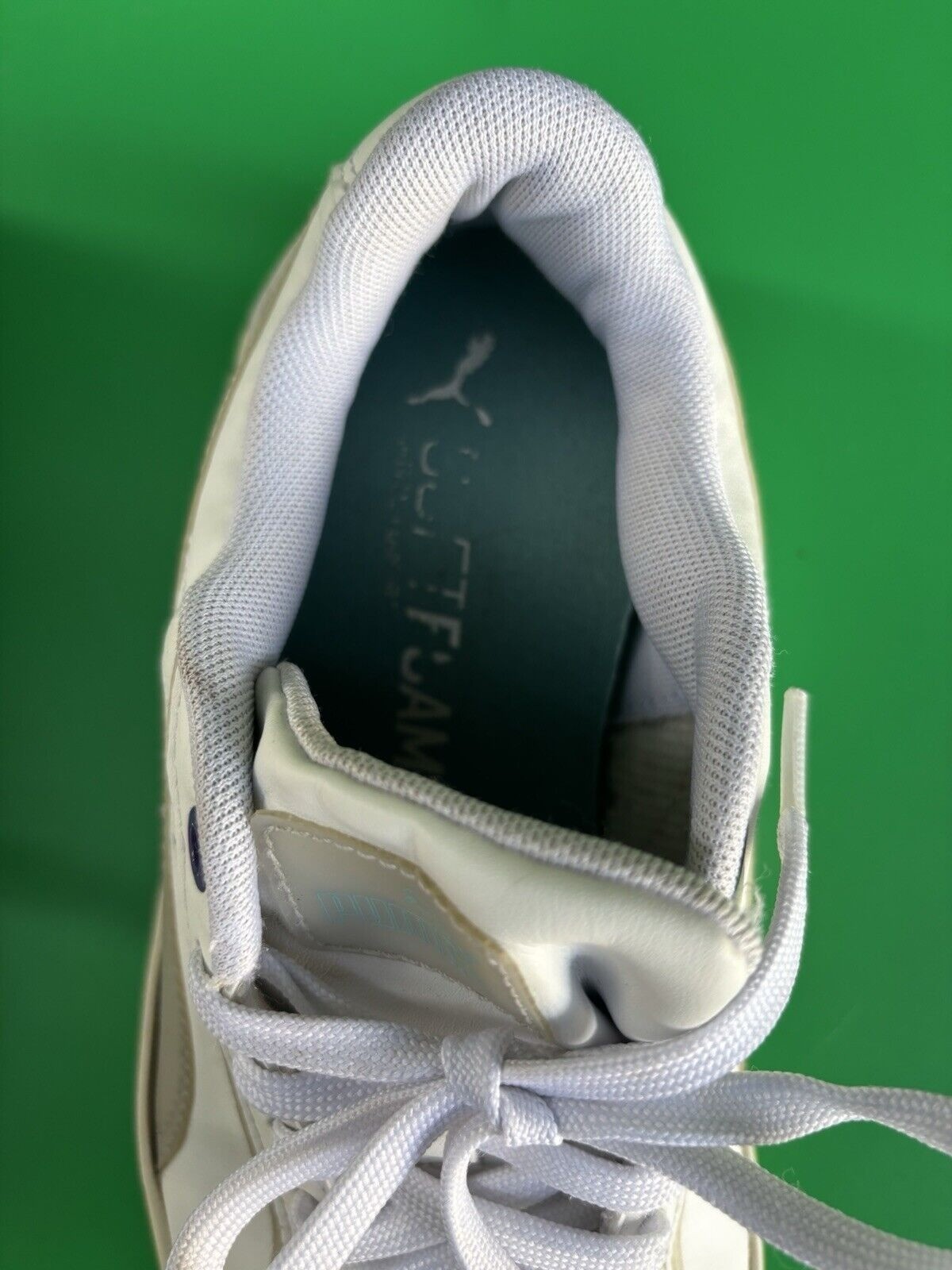 Puma Smash Platform V2 Womens Size 8 White Sneakers 381450-01 Athletic Shoes