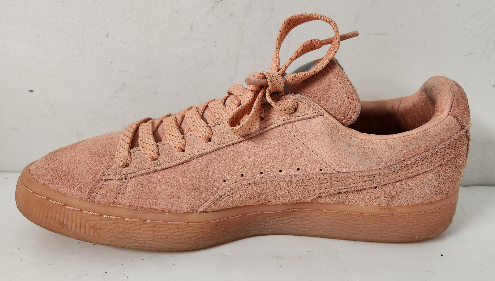 Puma 362303-08 Suede Classic Mono Reflced Desert Flower Women’s Shoes, Size 7.5