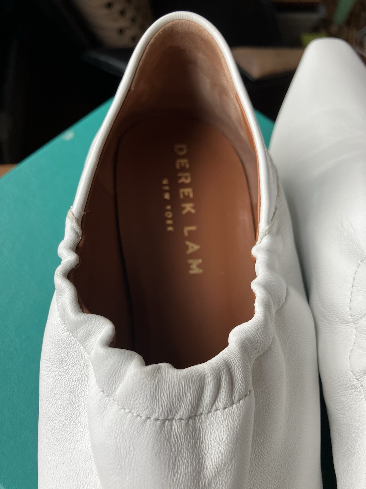 Derek Lam White Leather Stretch Ankle Low Heel Bootie Shoe sz 37 NIB MSRP $750