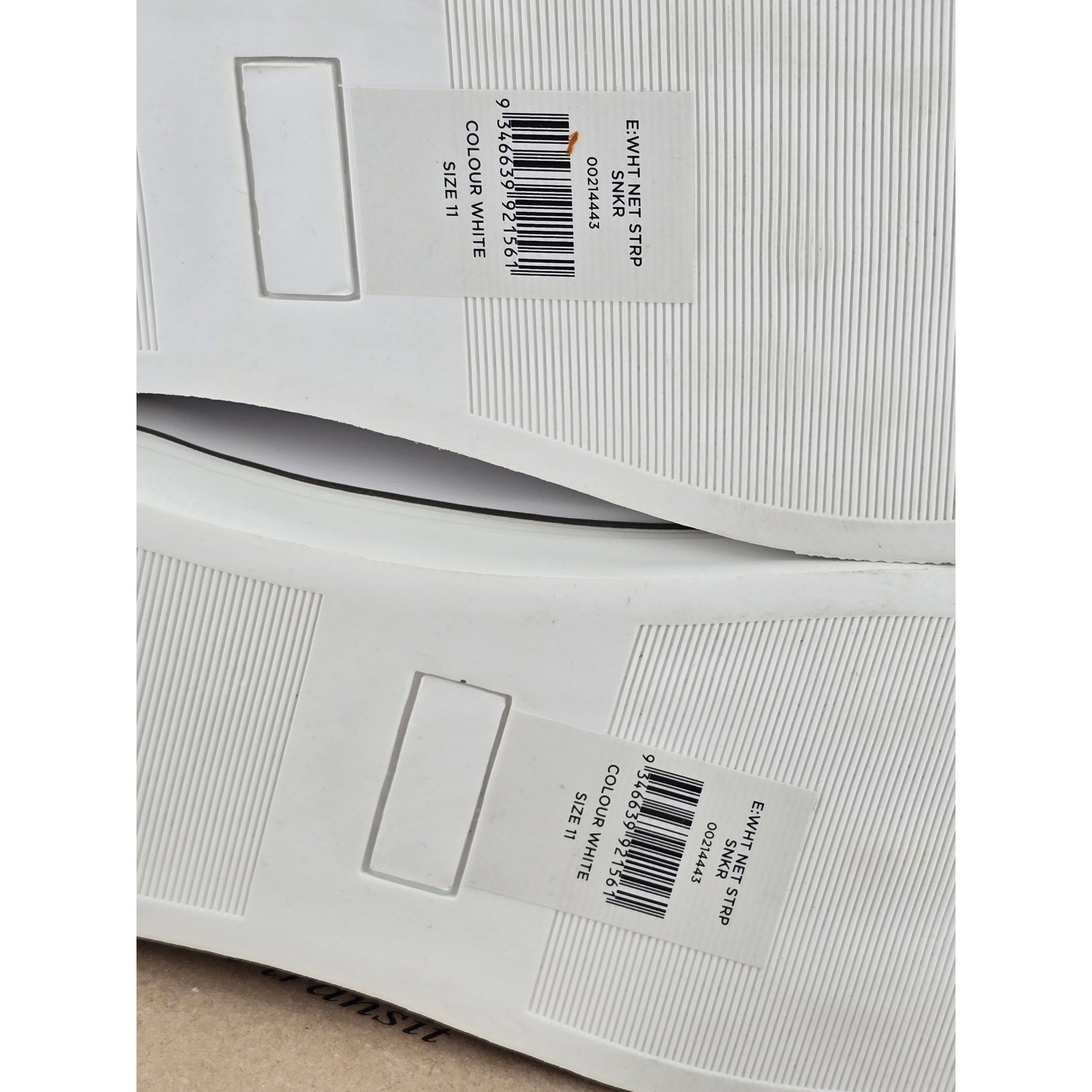 Evans Net Strap Sneaker Womens Size 11 E Wide White Lace Up Casual – Excellent