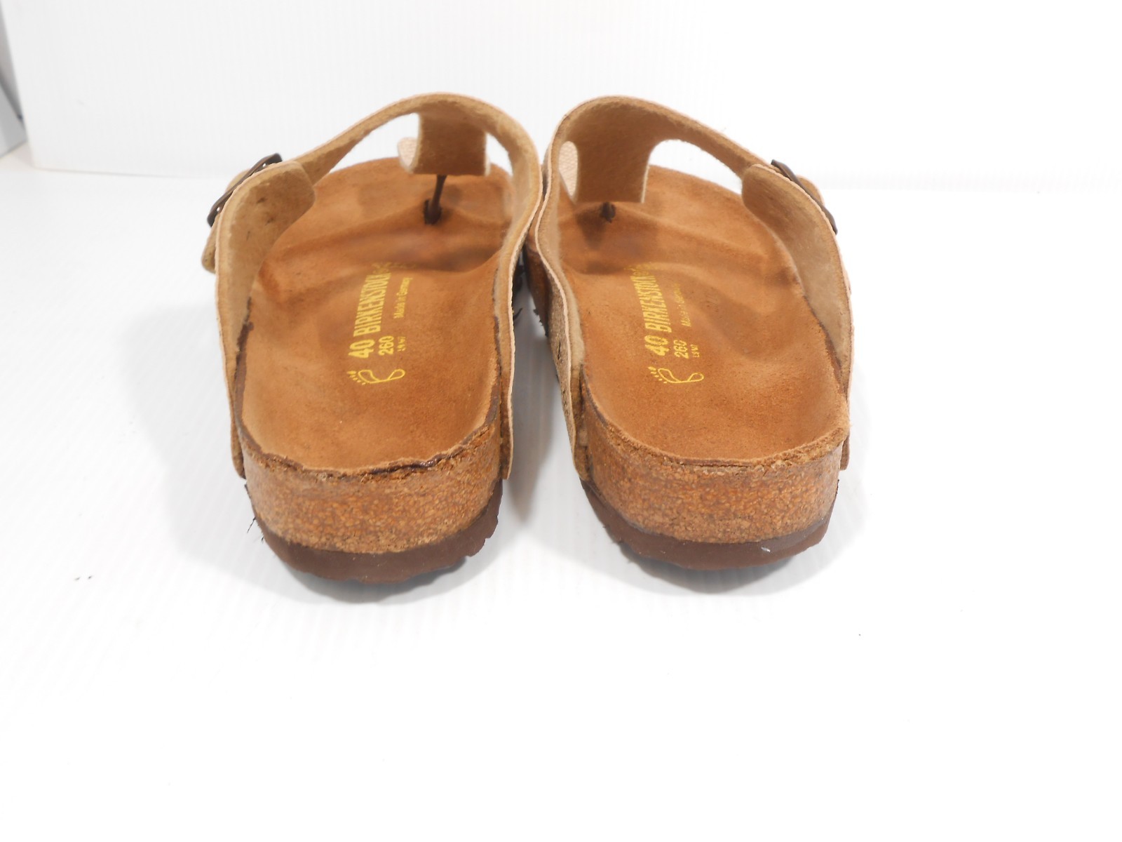 Birkenstock Papillio Thong Sandals Beige. Gizeh. Sz: 40. 260 L9 M7 Germany