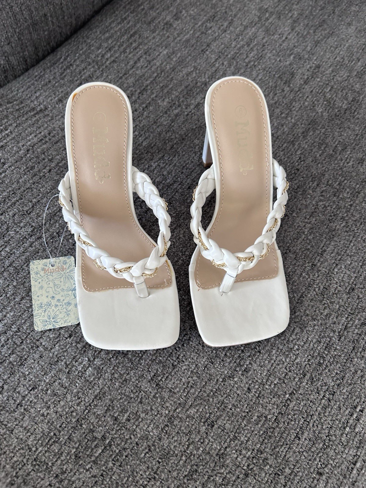 Mudd Women’s Braided Strap High Heel Sandals