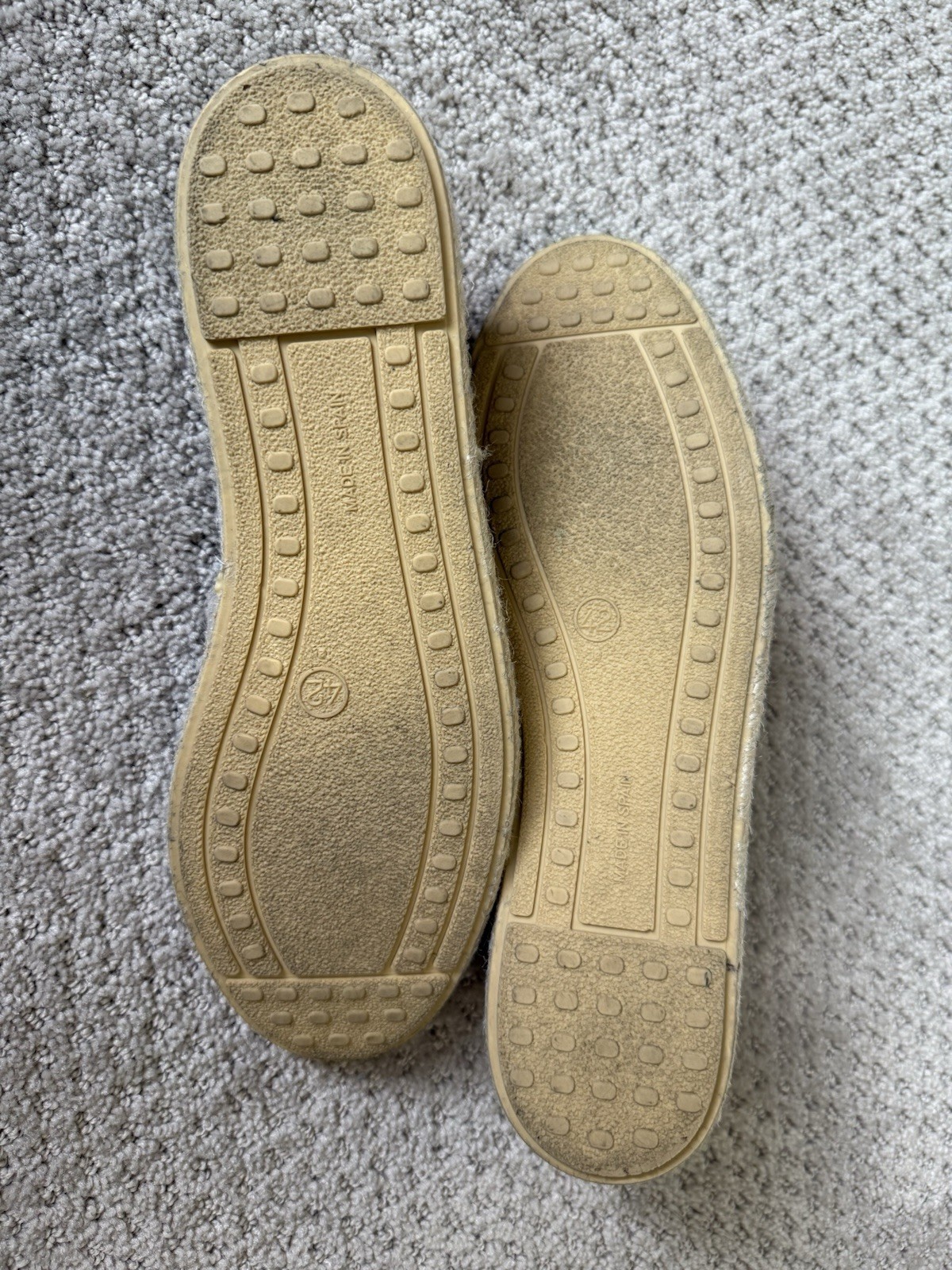 Verbenas EU 42 Carmen Suede Spain Espadrille Slip On Flats Casual Travel Beach