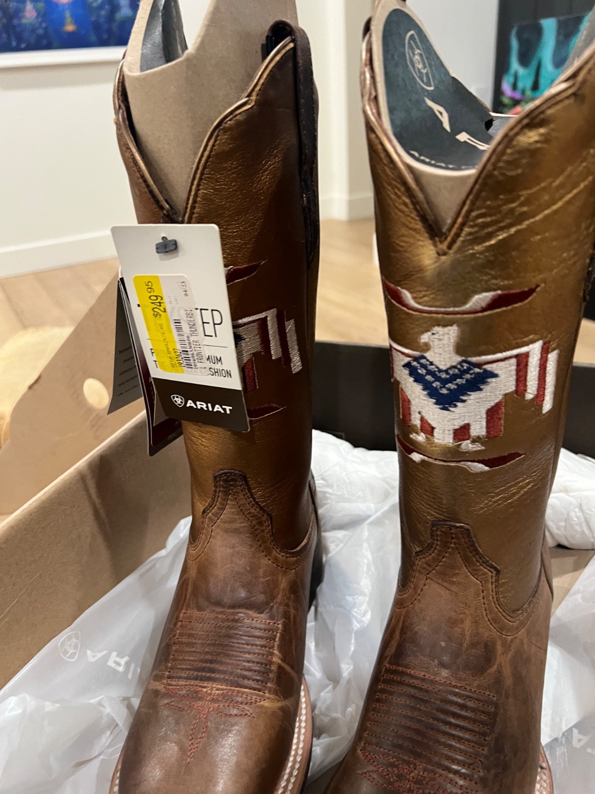 ARIAT Frontier Thunderbird Chimayo Western 👢 Women’s 6 B NIB Rare