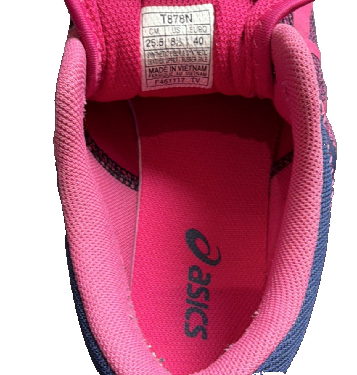 ASICS Alpine XT Women’s size 8.5 Athletic Running Sneakers Pink Navy