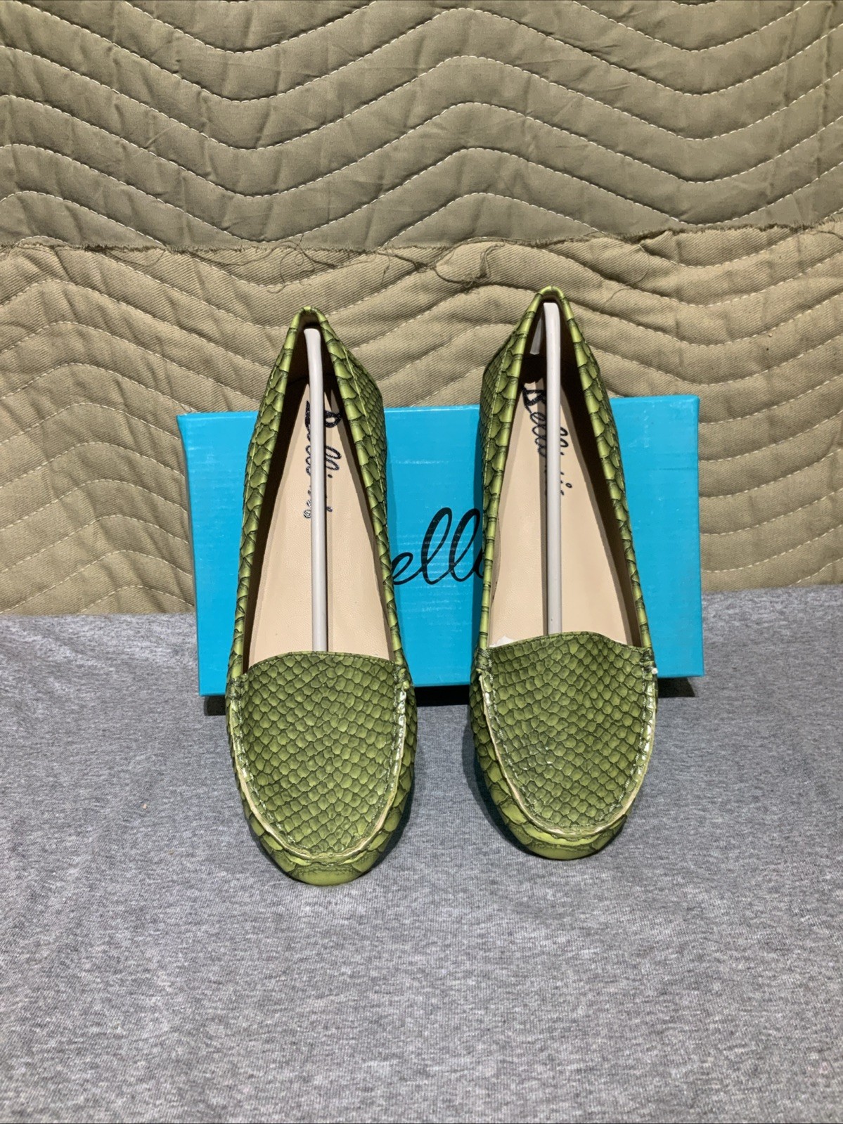 bellini shoes Kendal , 7 W , Green