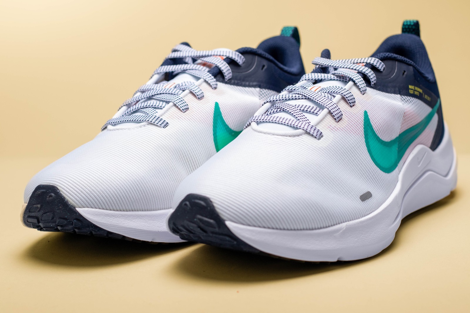 NEW Nike Downshifter 12 White Clear Jade Running Shoes DD9294-103 Womens Sizes