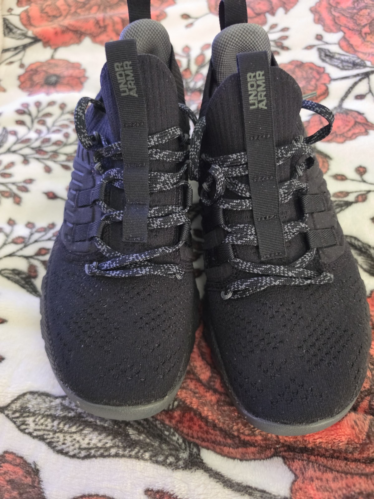 Under Armour Women’s Project Rock 3 Training Shoes Black/Grey, Size 8