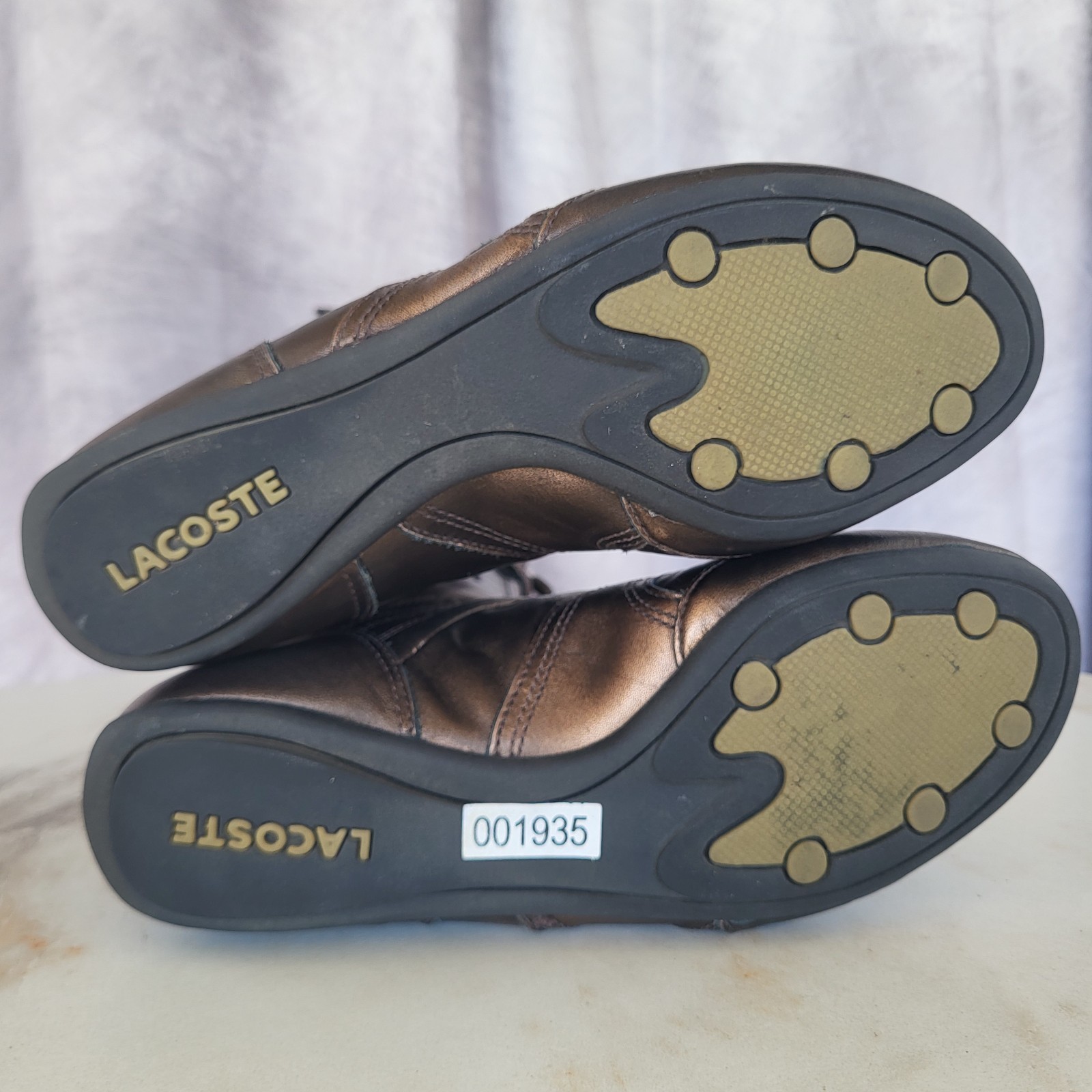 Rare Lacoste Futro Solar Earl 93T Sport Knee High Riding Boots Size 6.5