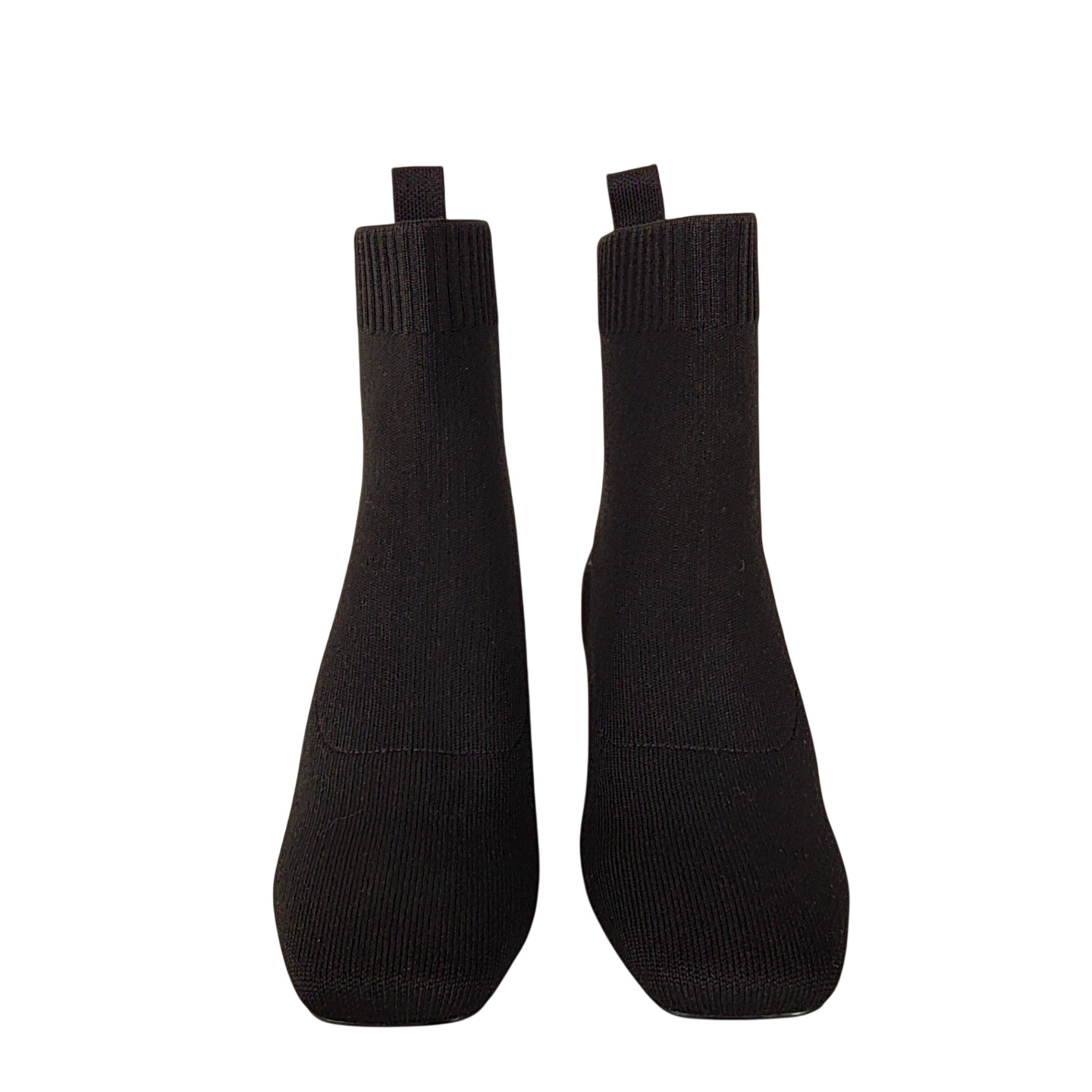 Quince Women Eco Knit Heeled Bootie Black 5