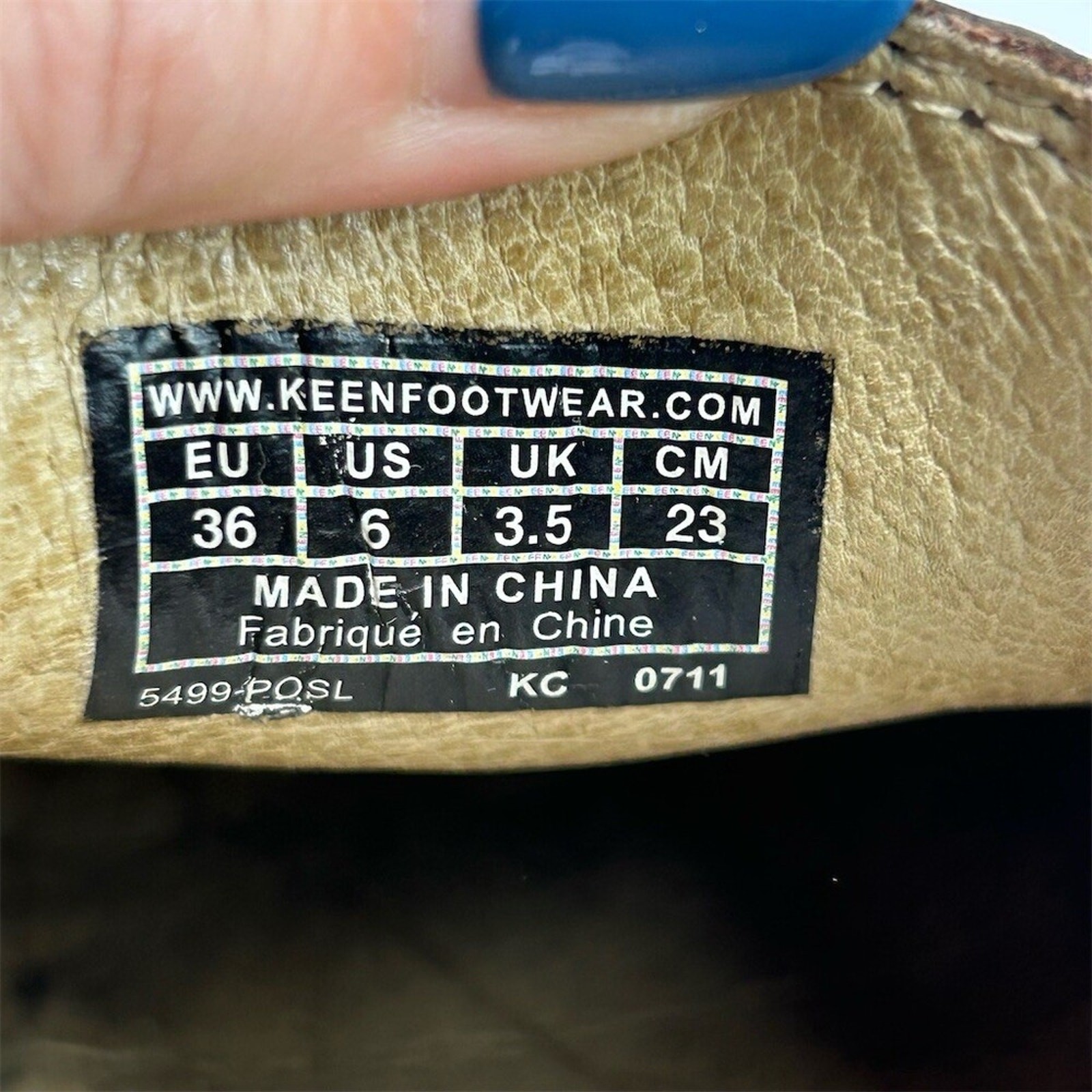 Keen Clara Women’s Slip-On Clog Mule Shoes Brown Comfort Casual Workwear Size 6