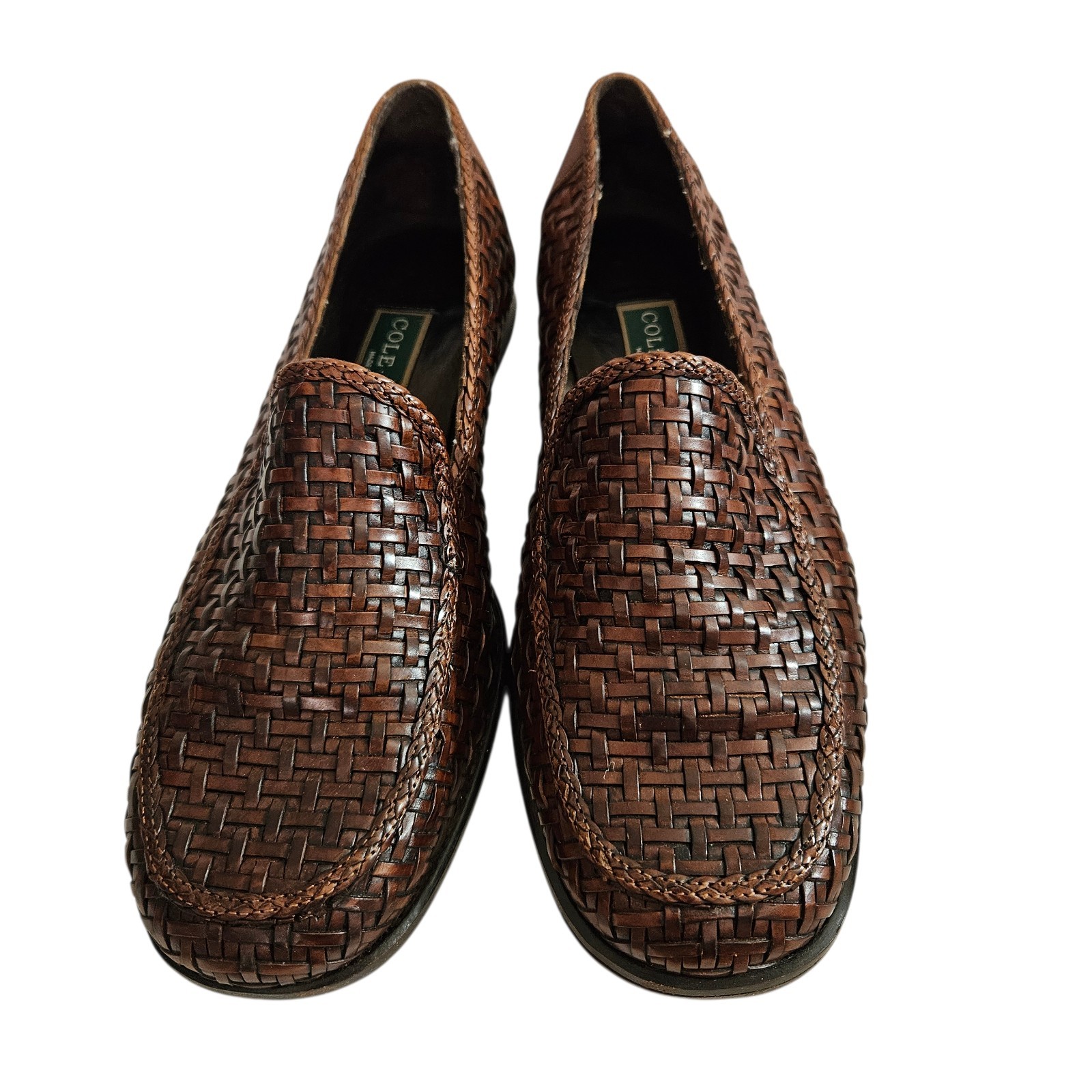 Vintage Womens Cole Haan Woven Loafer 8.5 SEE PICTURES READ DESCRIPTION