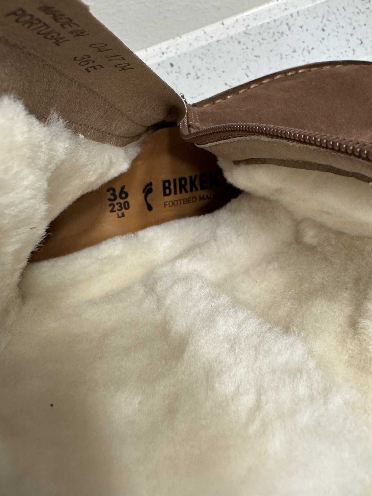 Birkenstock Westford Suede Shearling Espresso Brown Boots Women’s US 5-5.5 EU 36