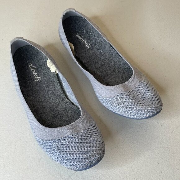 Allbirds Light Blue Whitecap Ballet Flats Tree Breezer Size 6.5