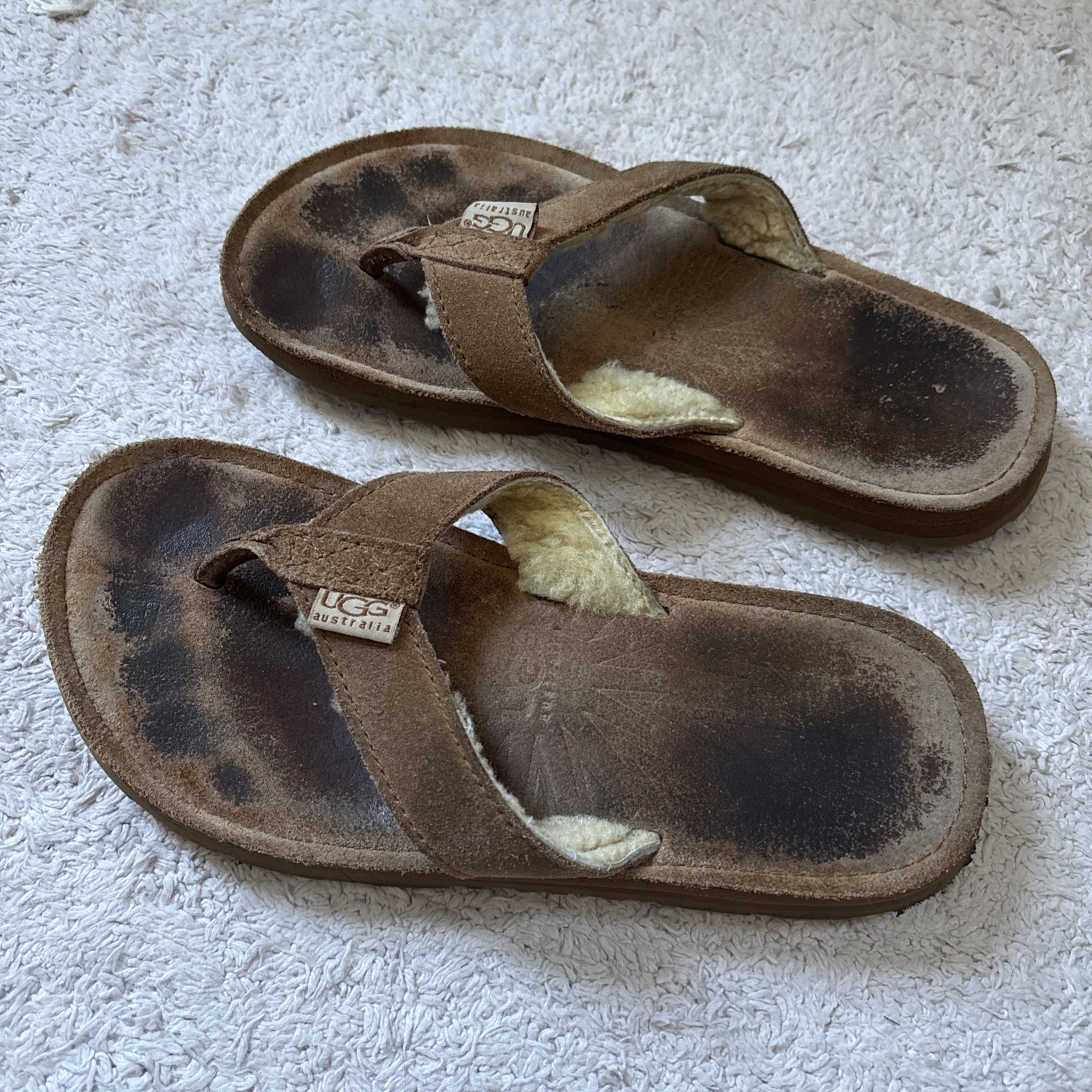 UGG Australia Authentic Flip Flop Women Size Europe 36 USA 6