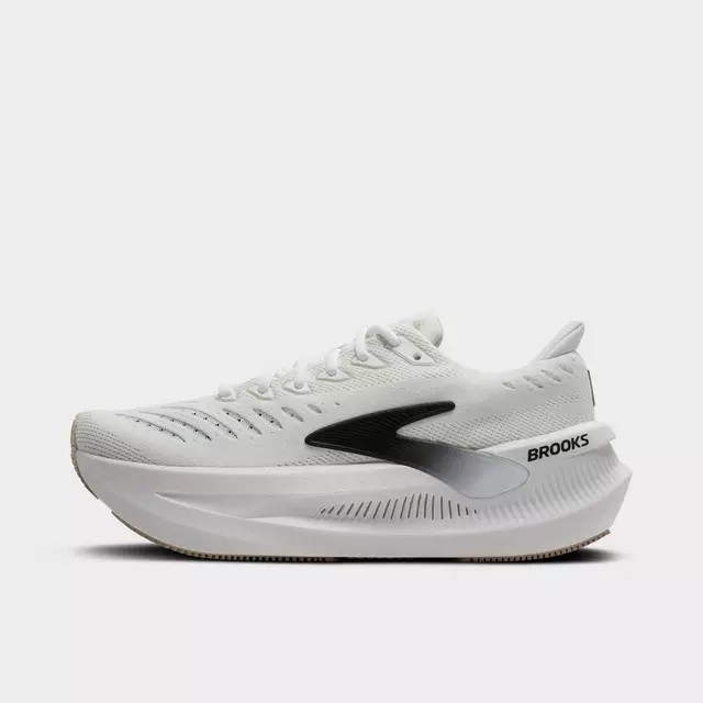 SALE! Brooks Women’s Glycerin Max 2 Running Shoes White/Black/Chateau Gray AUTH