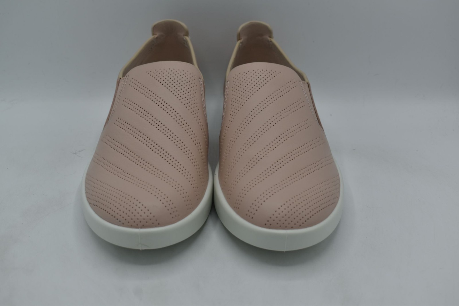ECCO Women EU Size 41 US 10-10.5 Travel Slip-On Rose Dust Leather Sneakers Shoes