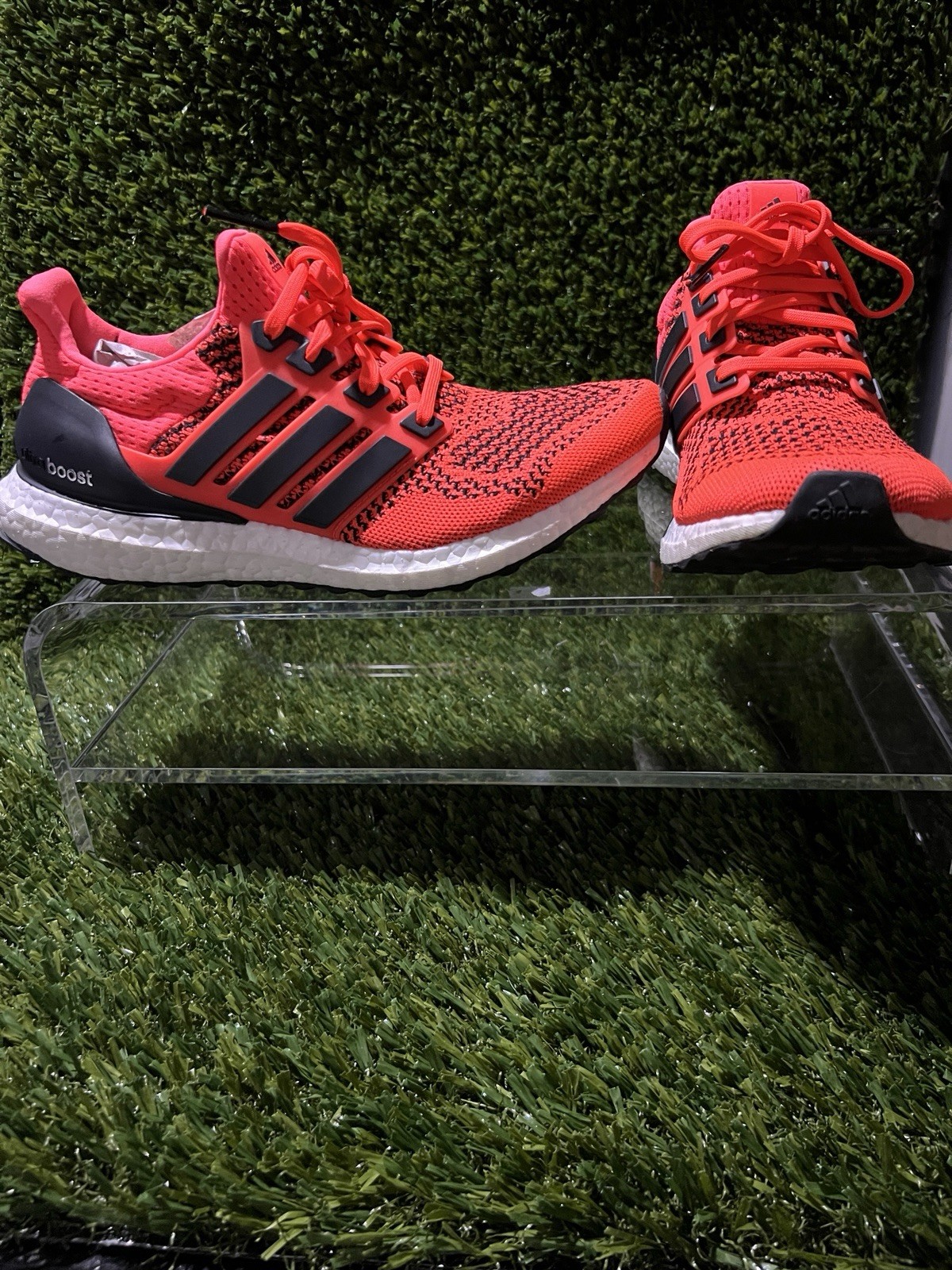 Adidas UltraBoost 1.0 Solar Orange Running Shoes Size 7