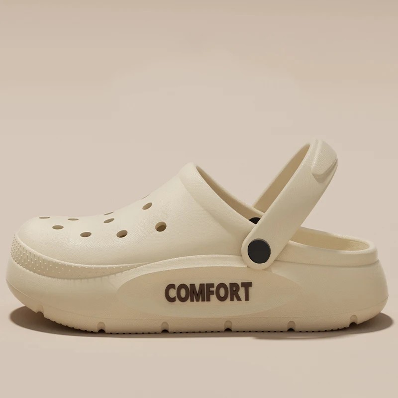 Mens Womens Comfort Foam Clogs Thick Platform Sandals Summer Beach Slip On Shoes