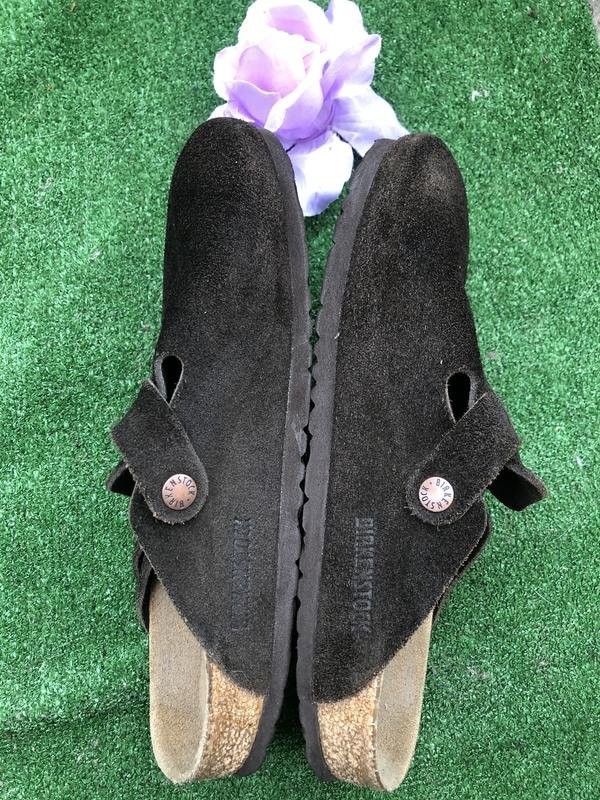 Women Birkenstock Boston Brown Suede 40