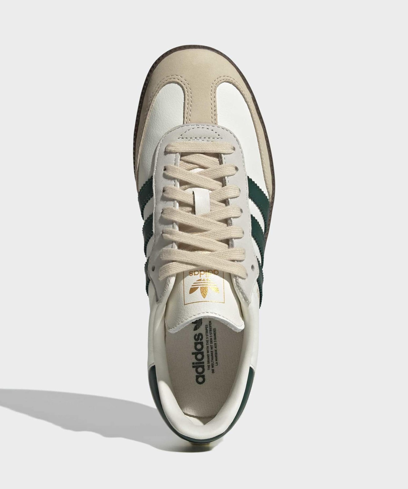 adidas Samba OG White:Green JR8843 Women SZ