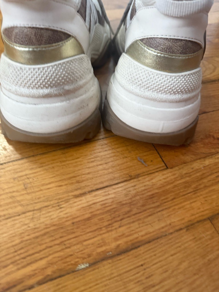 Coach’s «CitySole» C165 runner cc mesh size Beige and Brown Sneakers NWOB