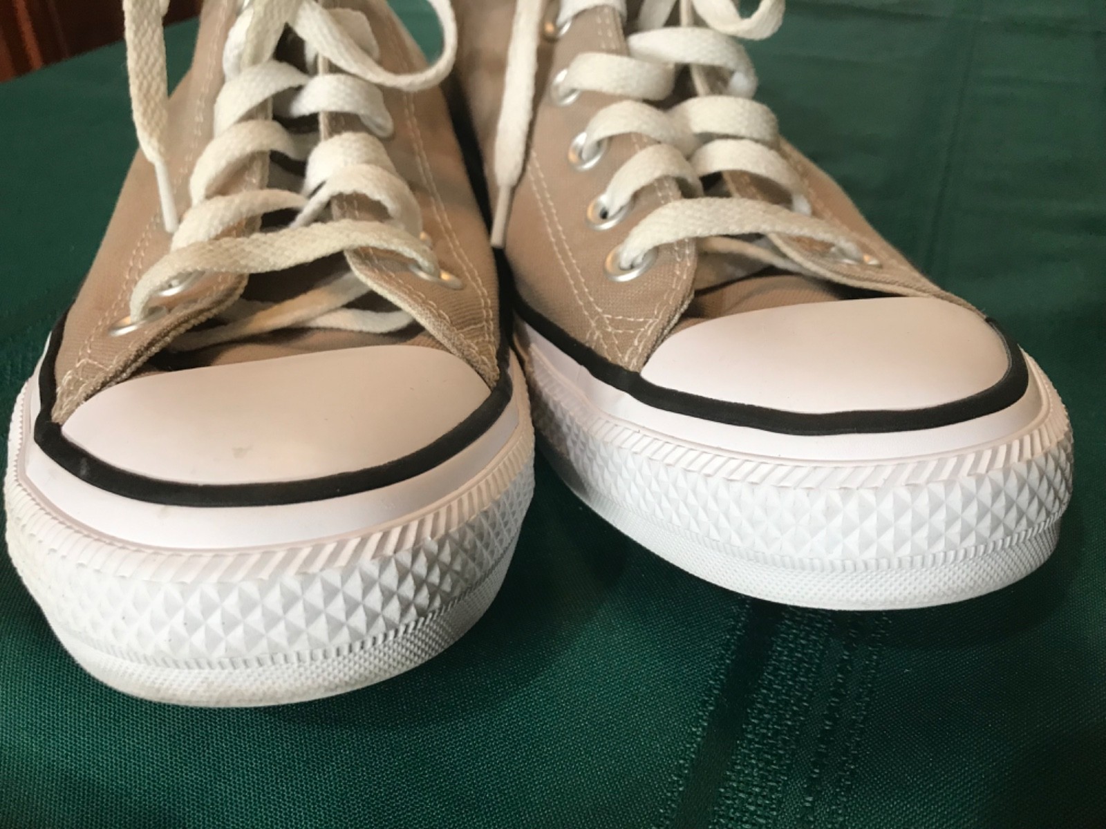 Converse Chuck Taylor All Star High Top Sneakers Khaki Canvas Men’s 8 Women’s 10