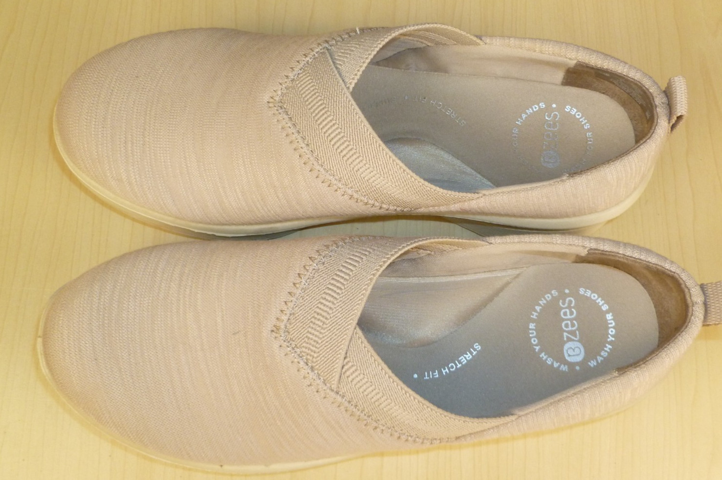 Bzees Game Plan Slip-on Shoe Flats Loafers Flexible Washable Size 7.5M Women