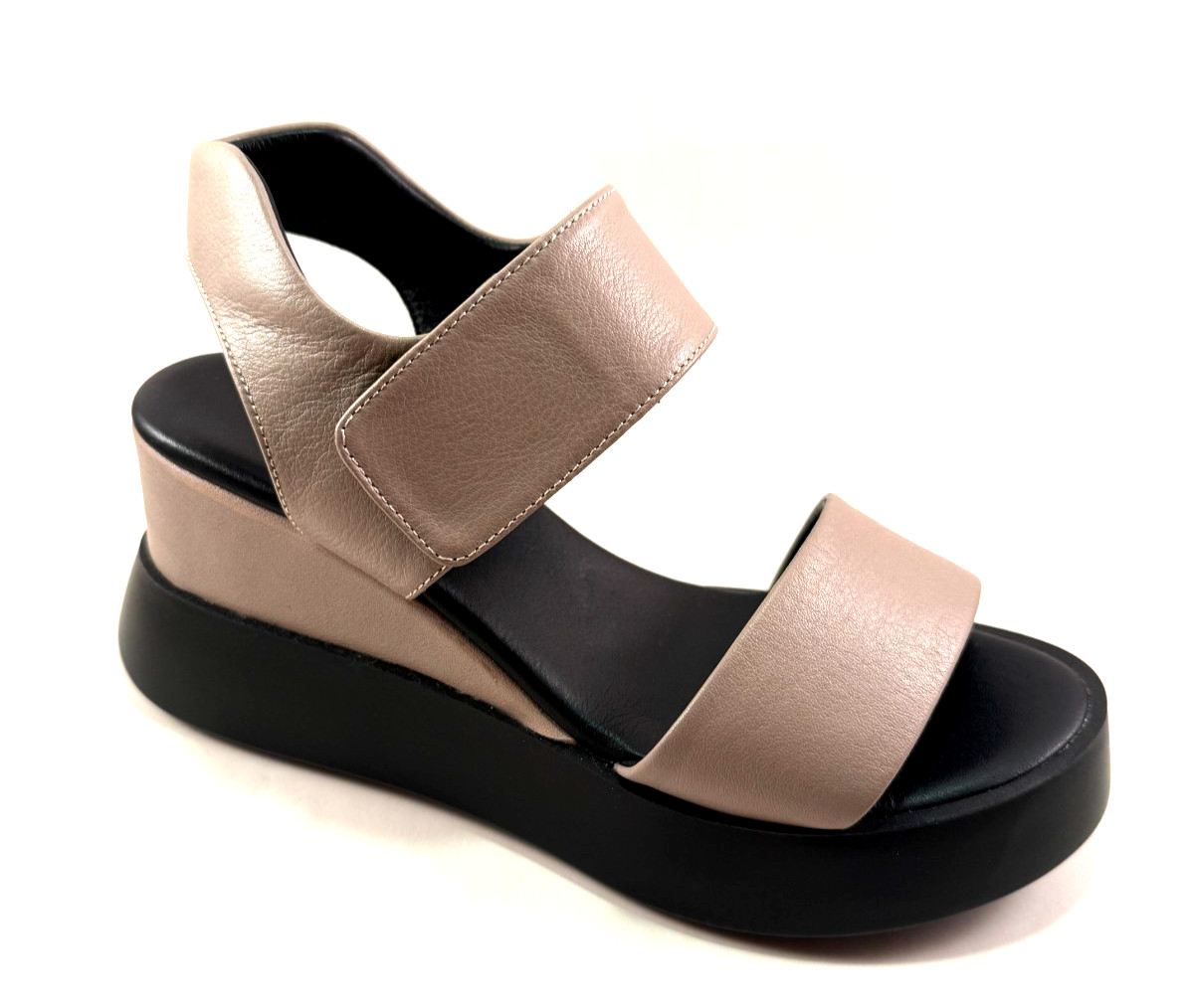 Lonza 186168/69/200107 Leather Mid Wedge Platform Comfort Sandal Choose Sz/Color