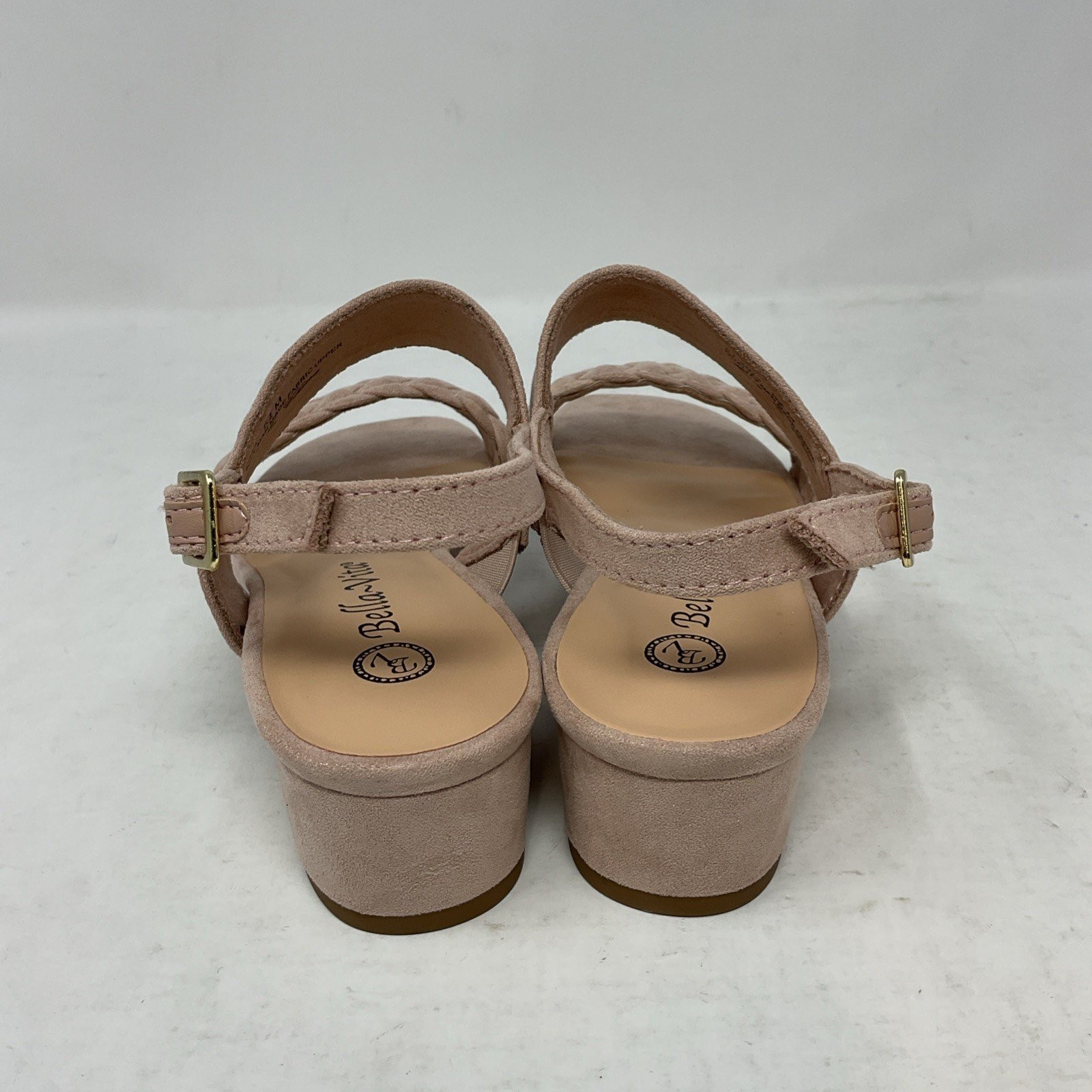 Bella Vita Ellison Heeled Sandal Blush Super Suede Women’s Size 5.5M