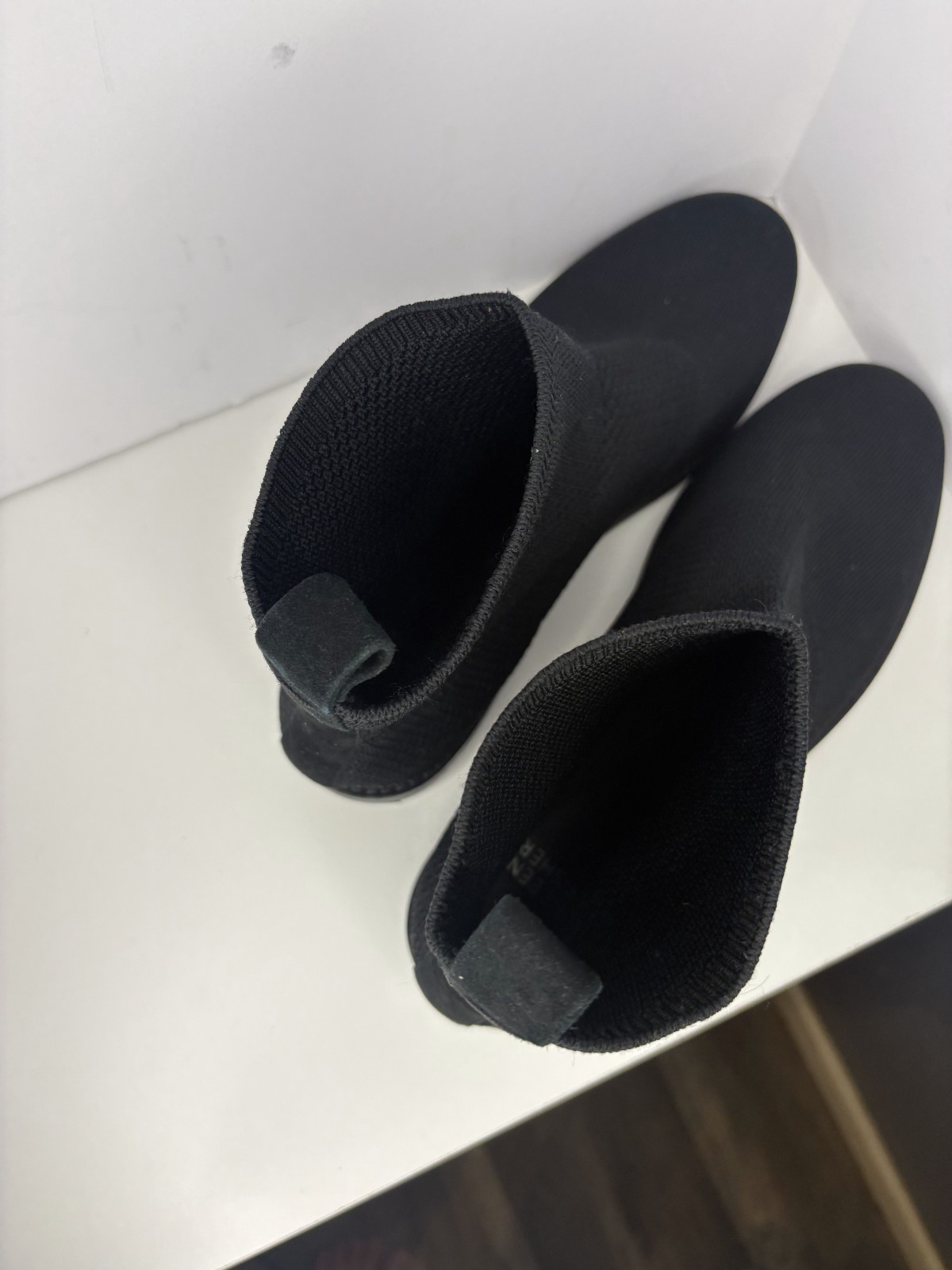 Eileen Fisher Stretch Rack Knit Sock Ankle Bootie Women’s Size 10 Round Toe