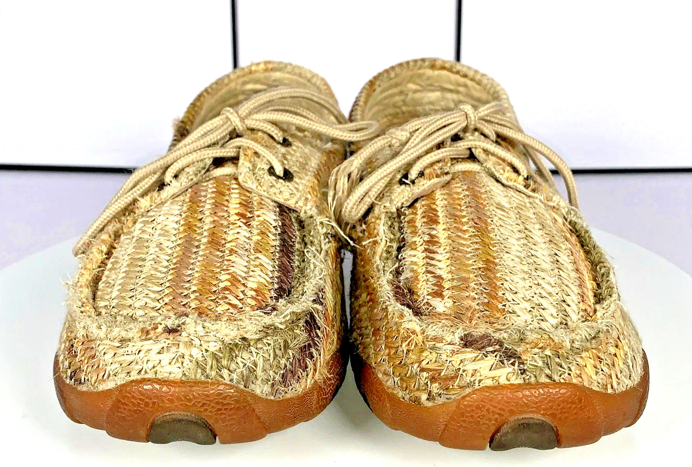 Twisted X Womens Multi Weave Driving Moc Slip On Loafers Shoes WDM0084, 9.5 EUC!