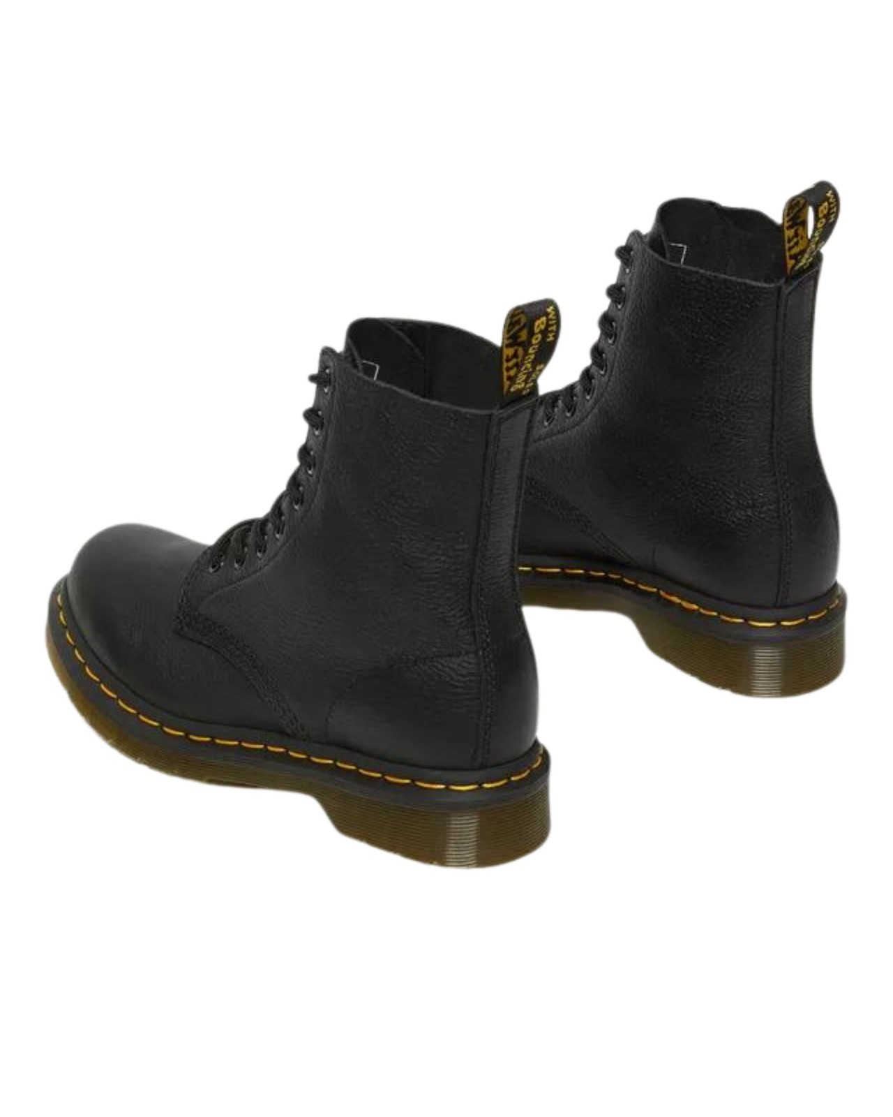 Dr. Martens 1460 Pascal Black Virginia Boots Women’s Black Leather Ankle Boots