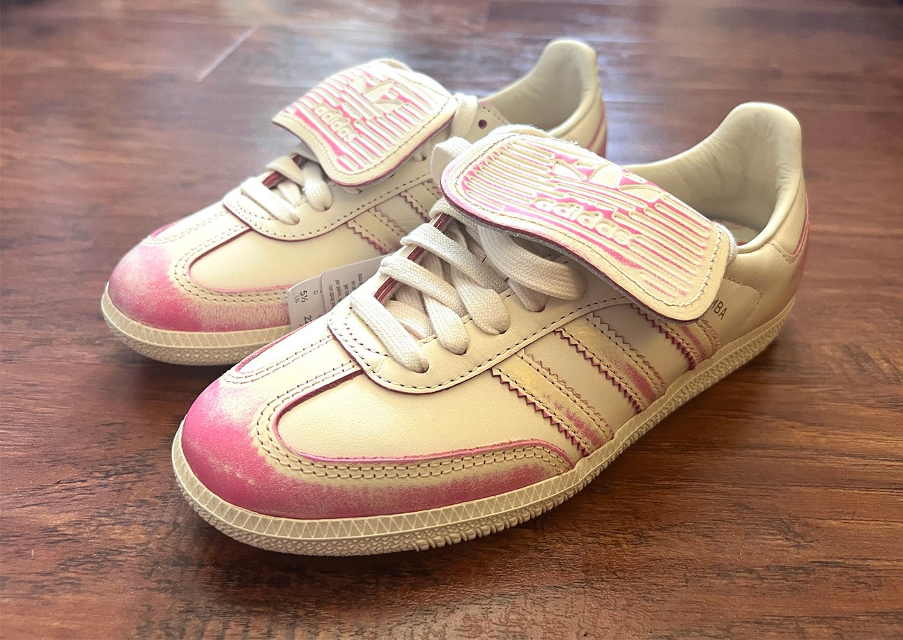 Adidas Samba LT Color Fade Cream Shock Pink Womens Shoes Size 5.5 NEW no Box