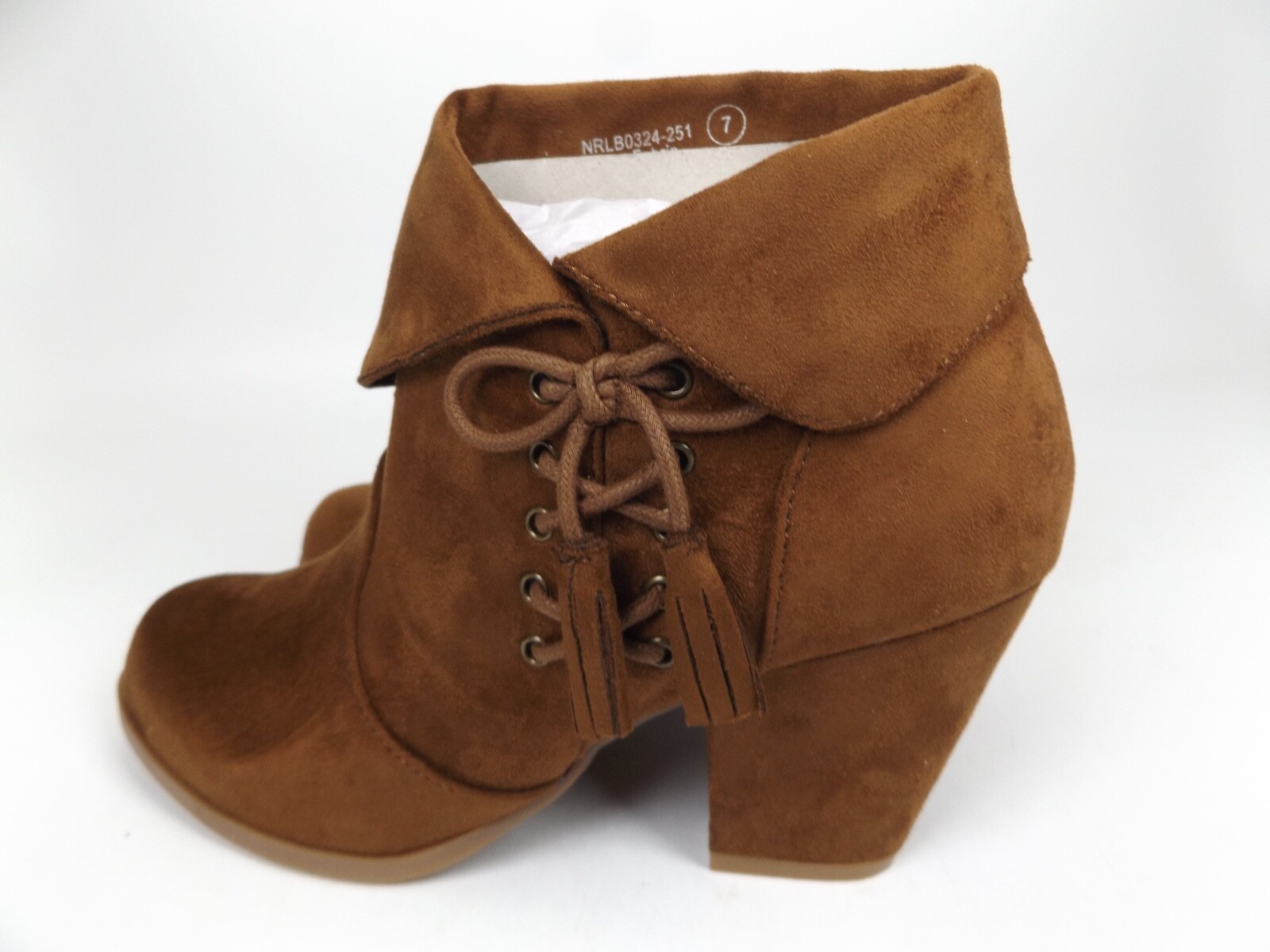 Not Rated Women’s SOSET Ankle Fashion Bootie, Size 7.0 M, US, Tan, NEW, 21356